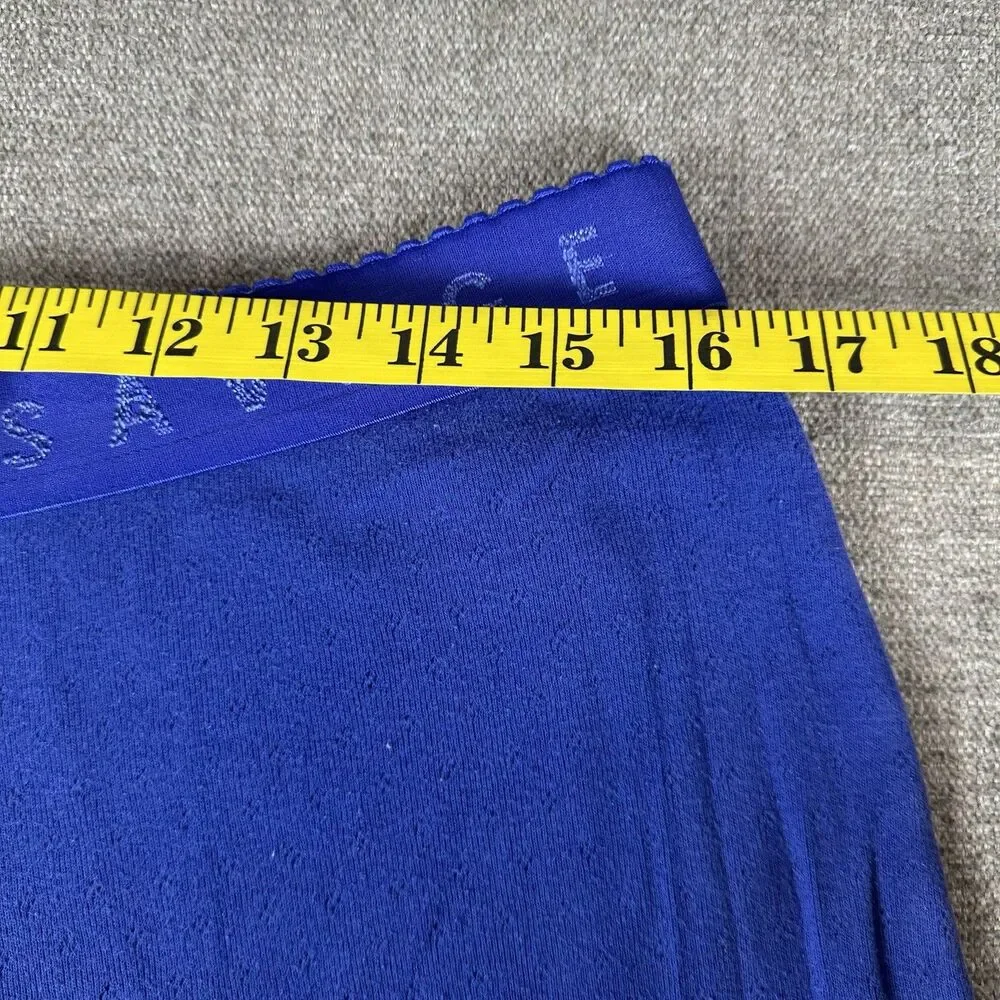Savage X Fenty Cotton Jersey Sleep Pants Lounge Bottoms - Royal Blue
